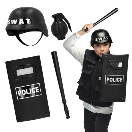 SEK Polizei Kostüm für Kinder